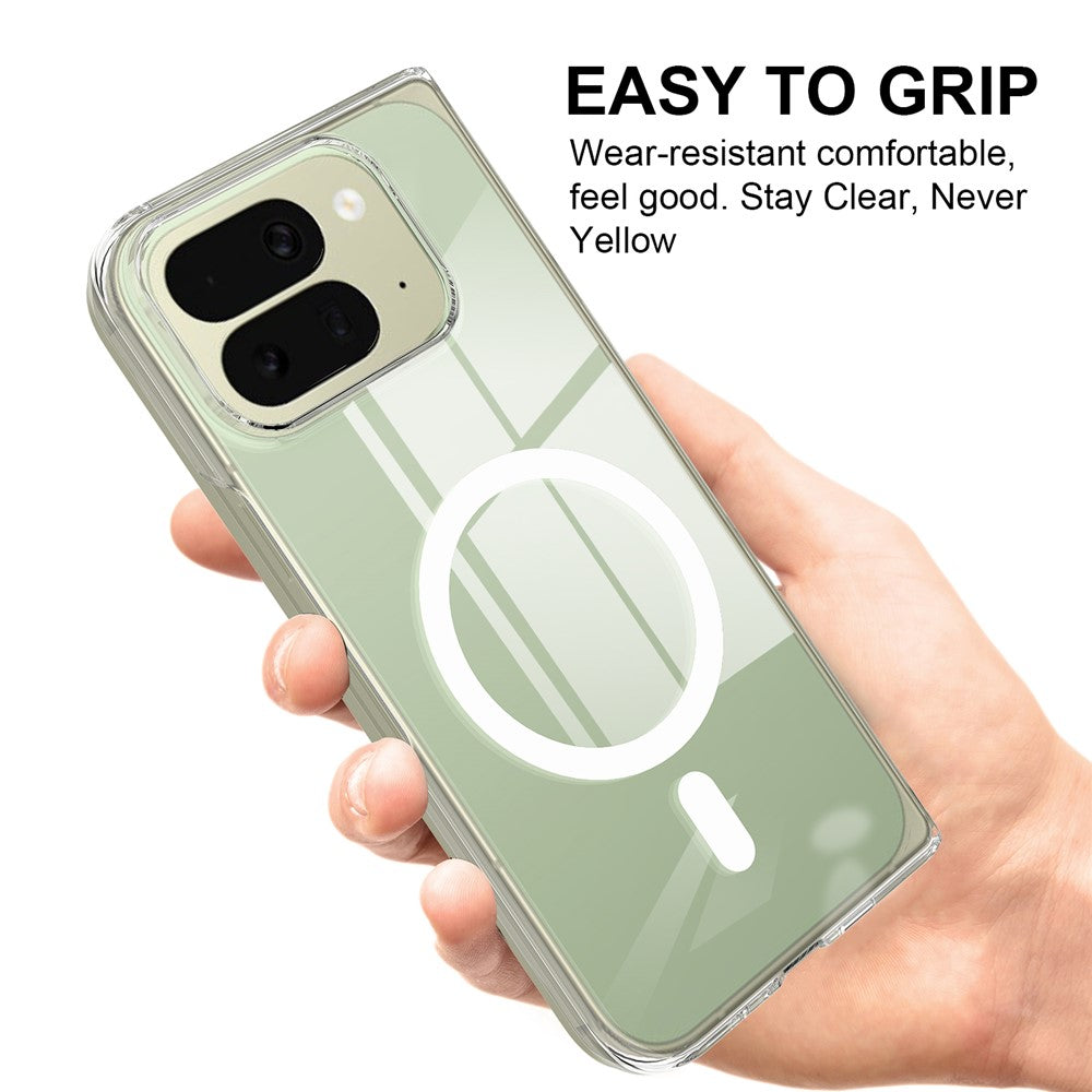 For Google Pixel 10 Pro Fold Case TPU + Acrylic Magnetic Phone Cover