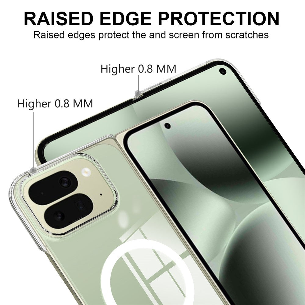 For Google Pixel 10 Pro Fold Case TPU + Acrylic Magnetic Phone Cover