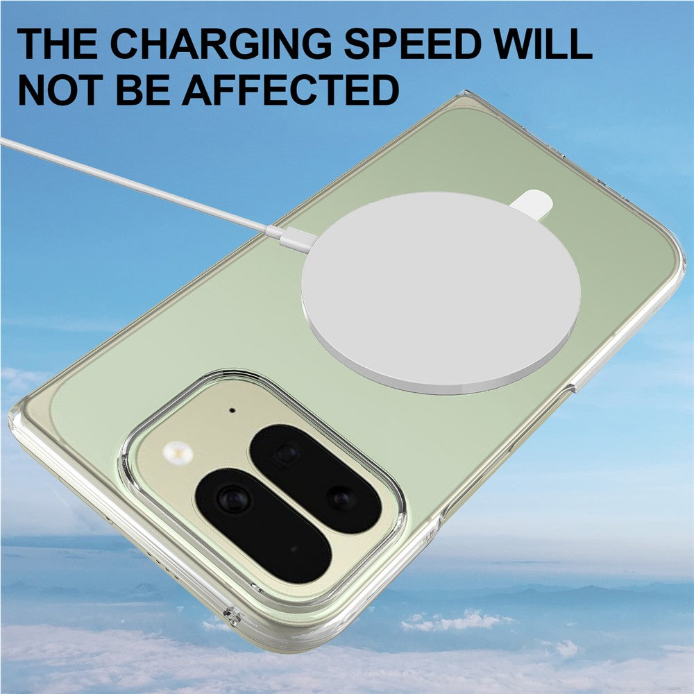 For Google Pixel 10 Pro Fold Case TPU + Acrylic Magnetic Phone Cover