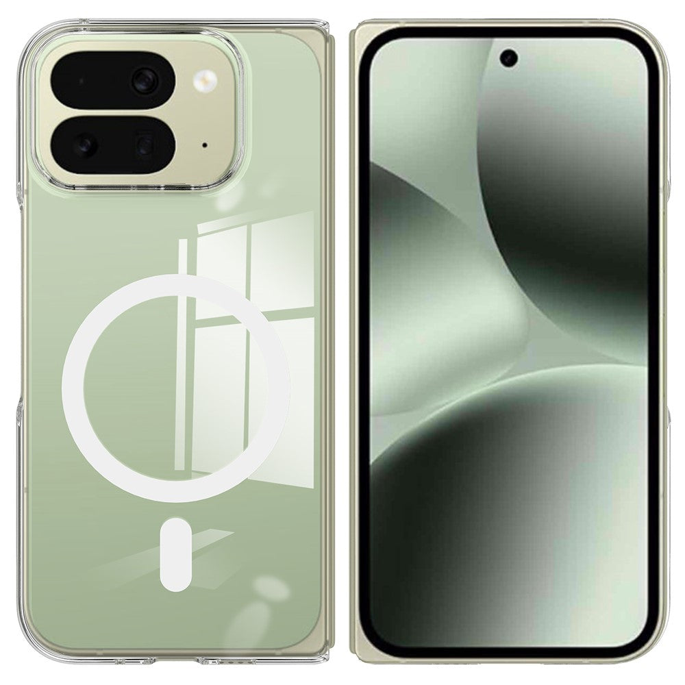 For Google Pixel 10 Pro Fold Case TPU + Acrylic Magnetic Phone Cover
