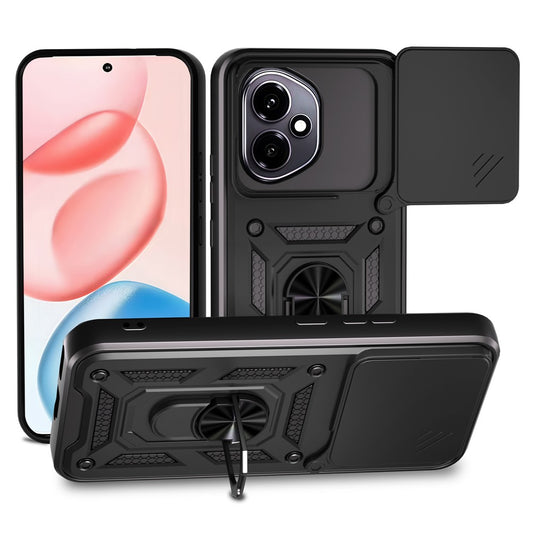 Honor 400 5G (Global) Handyhülle – mit Standfunktion, mit Kamera-Schiebeabdeckung, aus TPU / PC