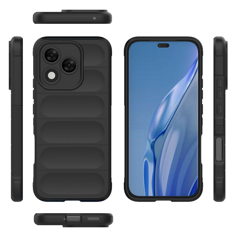 For Honor 400 Lite 5G Case Anti-Drop Soft TPU Rugged Phone Back Cover