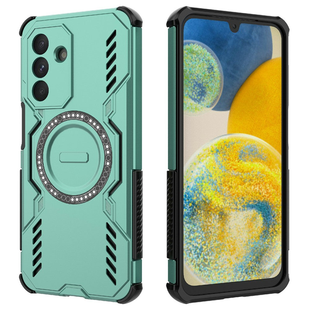 Galaxy A26 5G magnetische Hülle – Mit Schmetterlingsrüstung & Hohlwärmeableitung