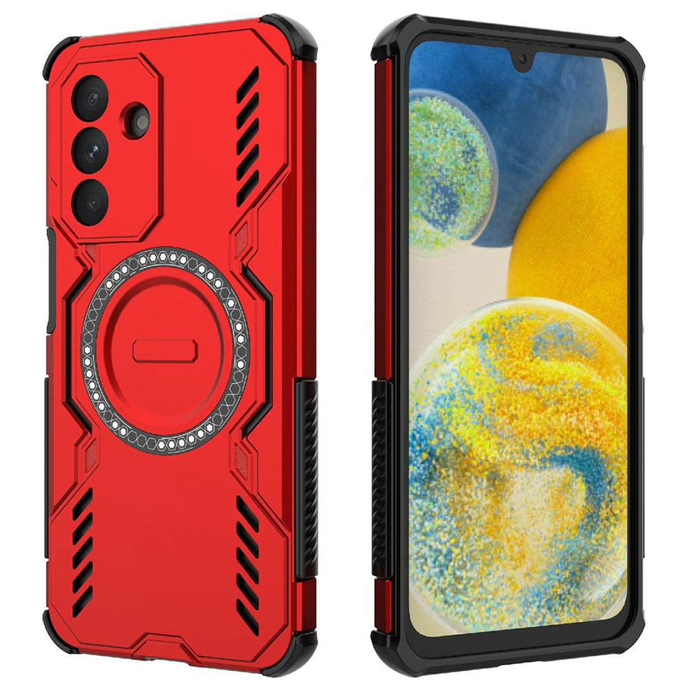 Galaxy A26 5G magnetische Hülle – Mit Schmetterlingsrüstung & Hohlwärmeableitung