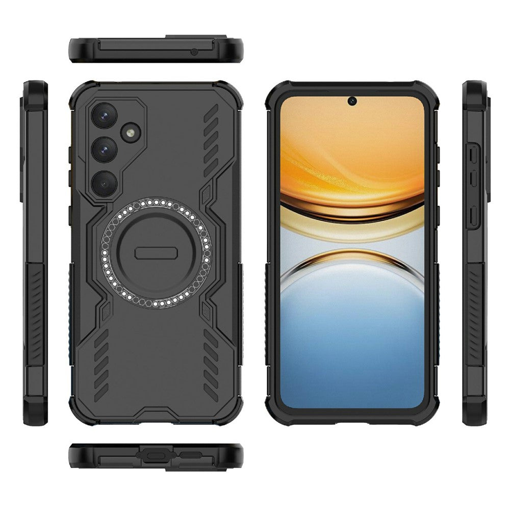 Galaxy A55 5G magnetische Hülle – Mit Schmetterlingsrüstung & Hohlwärmeableitung