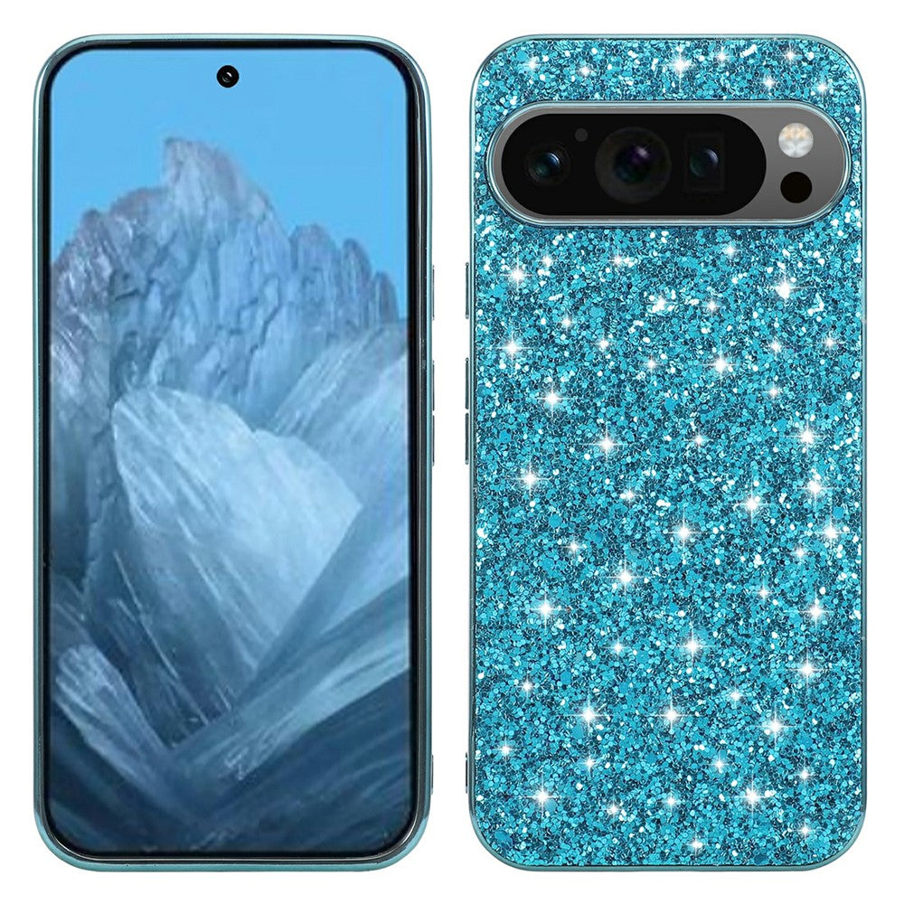 Pixel 10 / 10 Pro Schutzhülle – Funkelnde Glitzer-Rückseite