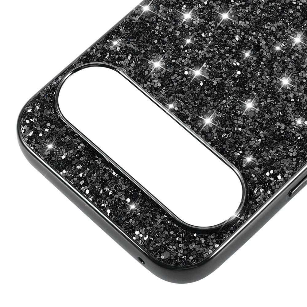 Pixel 10 Pro XL Schutzhülle – Funkelnde Glitzer-Rückseite