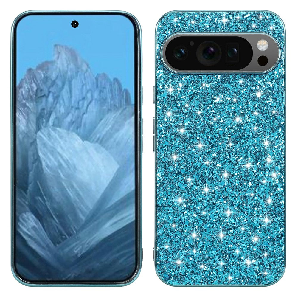 Pixel 10 Pro XL Schutzhülle – Funkelnde Glitzer-Rückseite