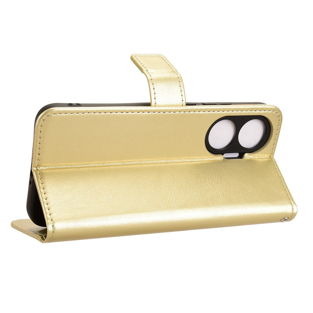 For Xiaomi Redmi Turbo 4 Pro 5G / Poco F7 5G PU Leather Case with Strap Crazy Horse Texture Phone Wallet Cover