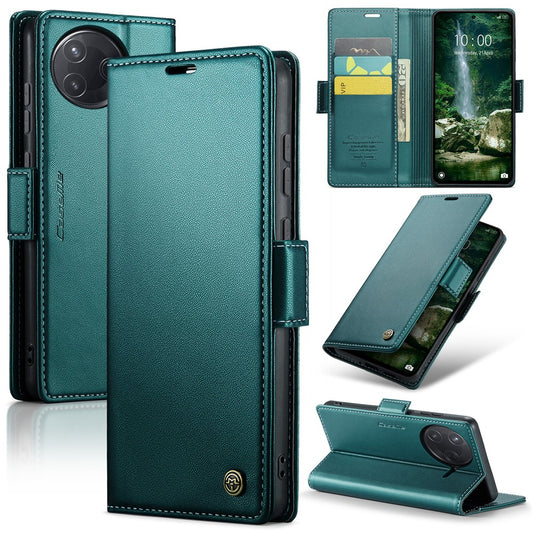 CASEME For Xiaomi Poco F7 Ultra 5G / Xiaomi Poco F7 Pro 5G Case  023 Series RFID Blocking Leather Wallet Stand Phone Cover