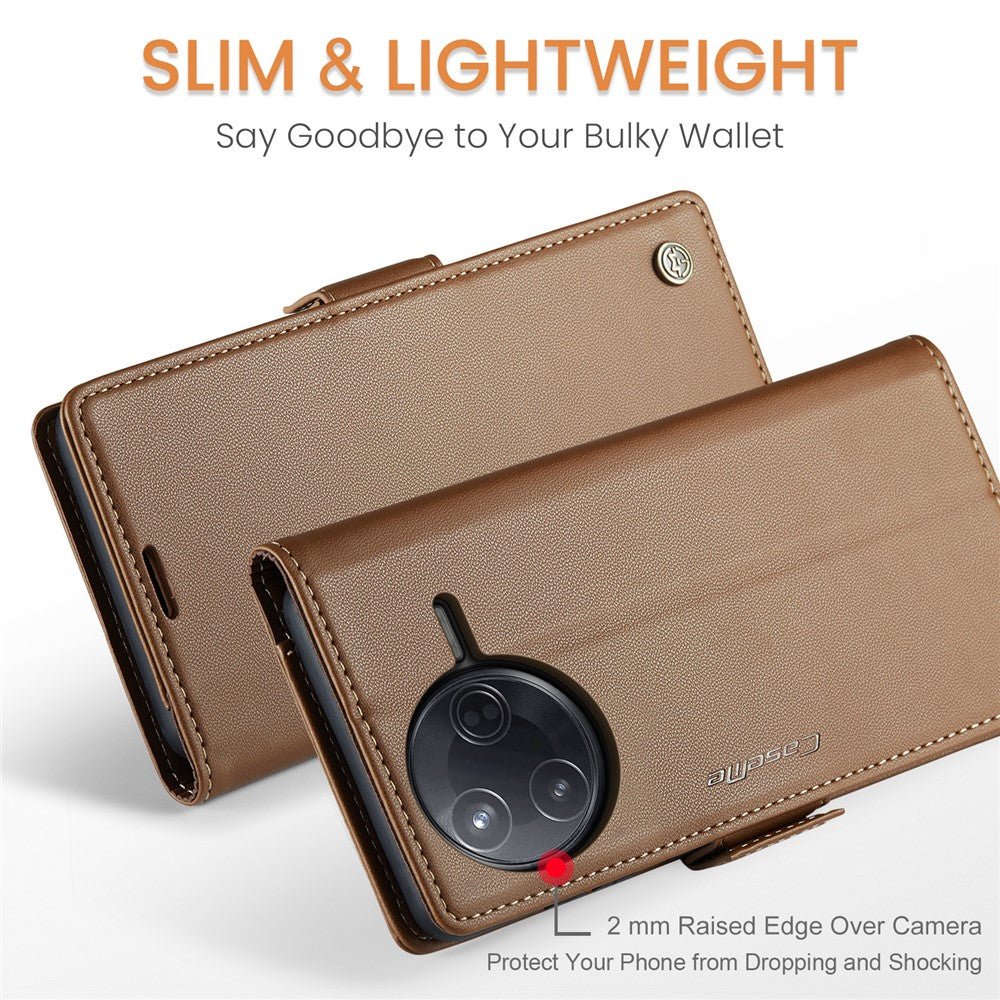 CASEME For Xiaomi Poco F7 Ultra 5G / Xiaomi Poco F7 Pro 5G Case  023 Series RFID Blocking Leather Wallet Stand Phone Cover