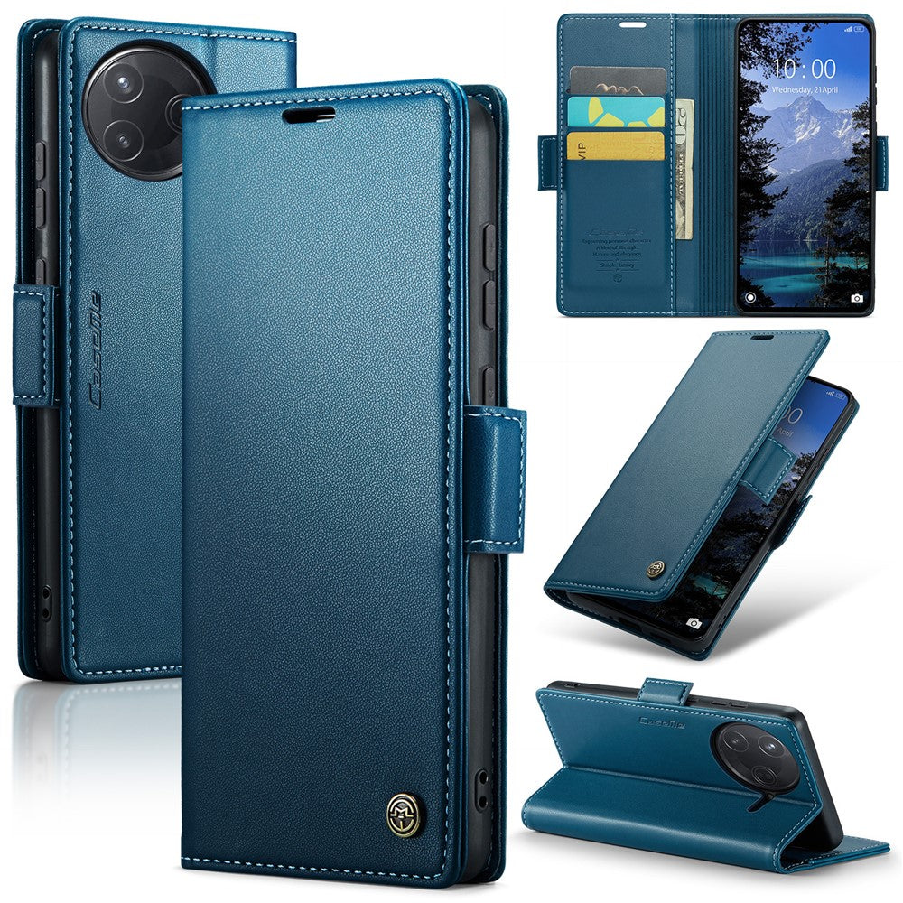 CASEME For Xiaomi Poco F7 Ultra 5G / Xiaomi Poco F7 Pro 5G Case  023 Series RFID Blocking Leather Wallet Stand Phone Cover