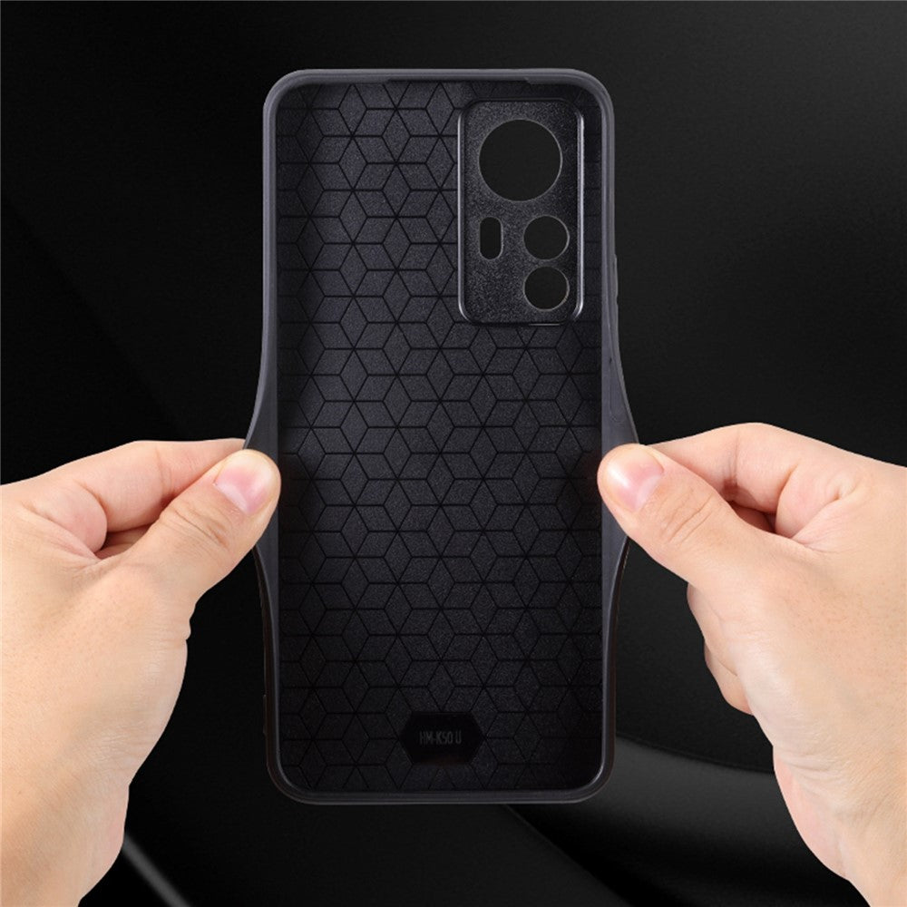 AZNS For Xiaomi 12T 5G / Redmi K50 Ultra 5G Anti-scratch Cell Phone Cover Shell Imprinted Pattern PU Leather+TPU Phone Case