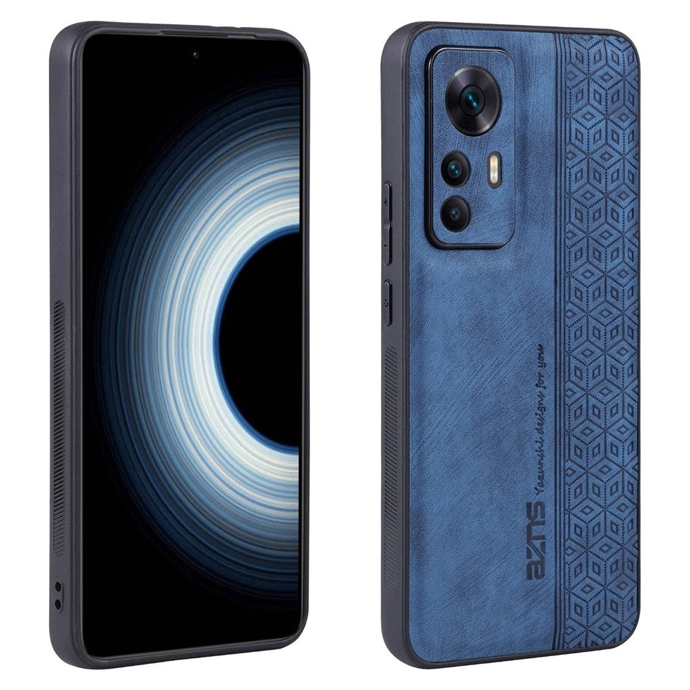 AZNS For Xiaomi 12T 5G / Redmi K50 Ultra 5G Anti-scratch Cell Phone Cover Shell Imprinted Pattern PU Leather+TPU Phone Case