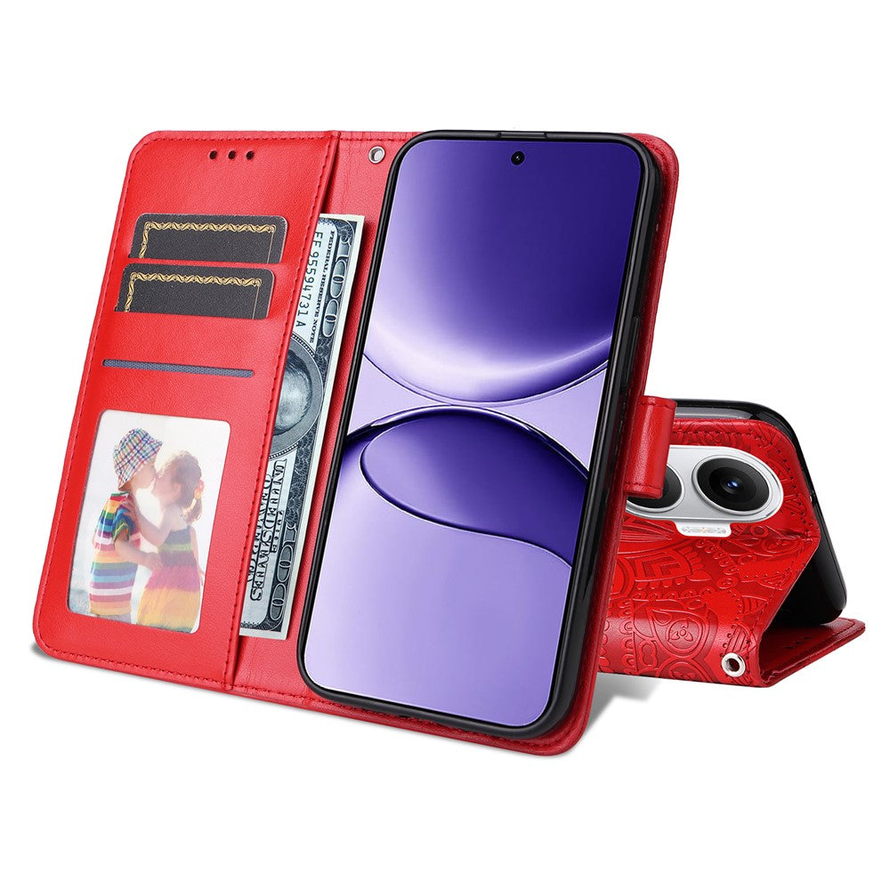 For Xiaomi Poco F7 5G / Redmi Turbo 4 Pro 5G Case Sunflower Imprint Leather Wallet Phone Cover