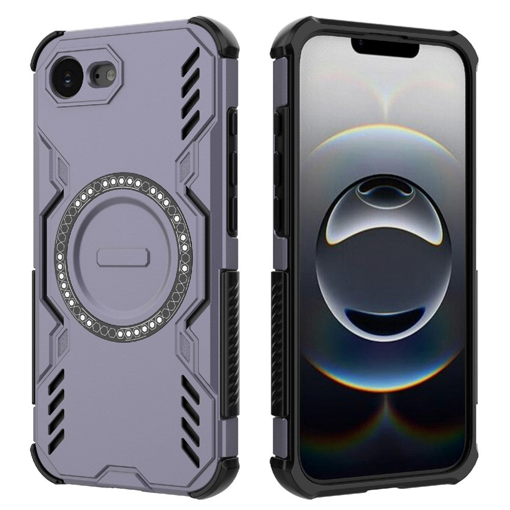 iPhone 16e magnetische Hülle – Mit Schmetterlingsrüstung & Hohlwärmeableitung