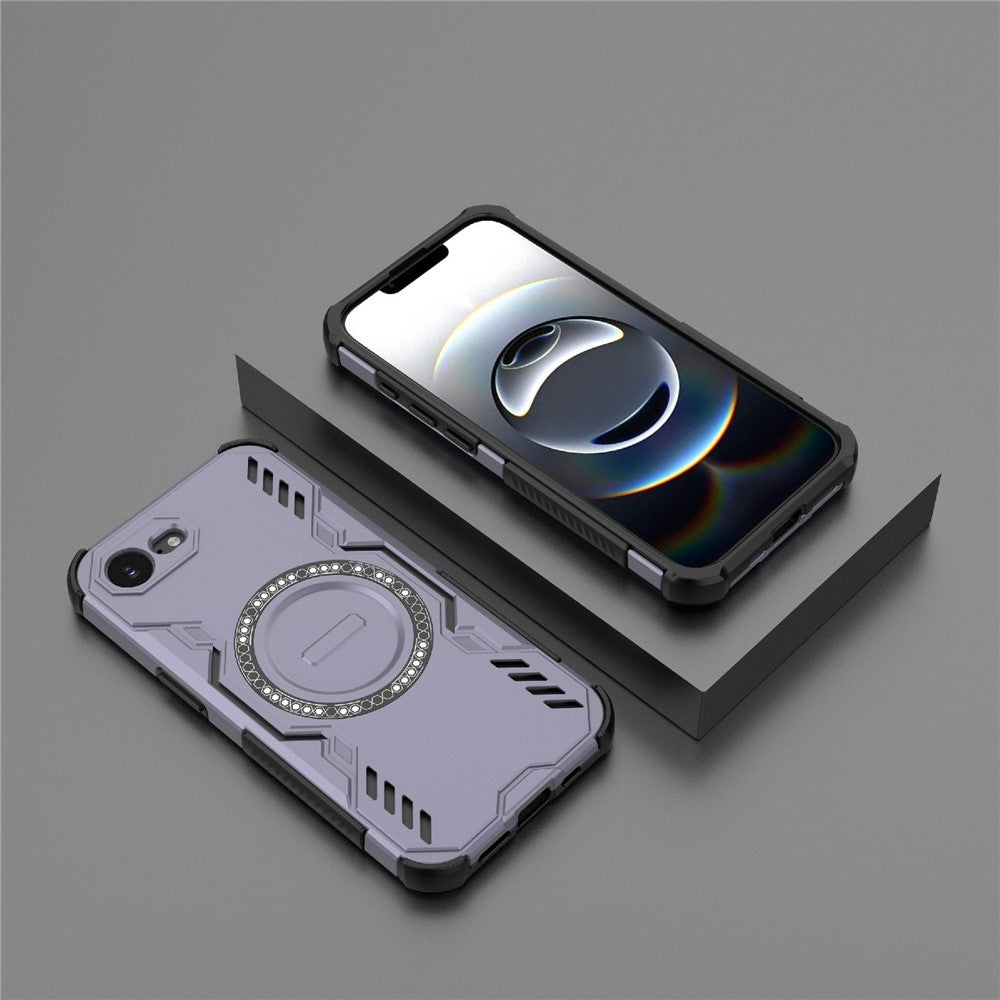 iPhone 16e magnetische Hülle – Mit Schmetterlingsrüstung & Hohlwärmeableitung