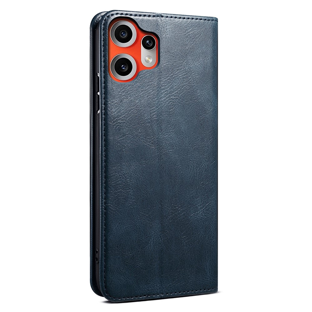 For Nothing CMF Phone 2 Pro Case Crazy Horse Texture Waxy Leather Wallet Stand Phone Cover