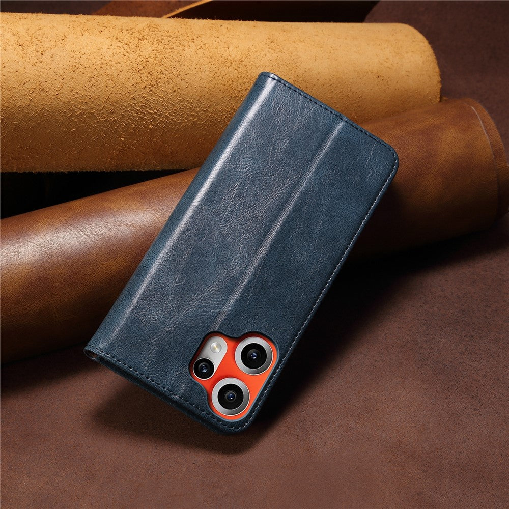 For Nothing CMF Phone 2 Pro Case Crazy Horse Texture Waxy Leather Wallet Stand Phone Cover