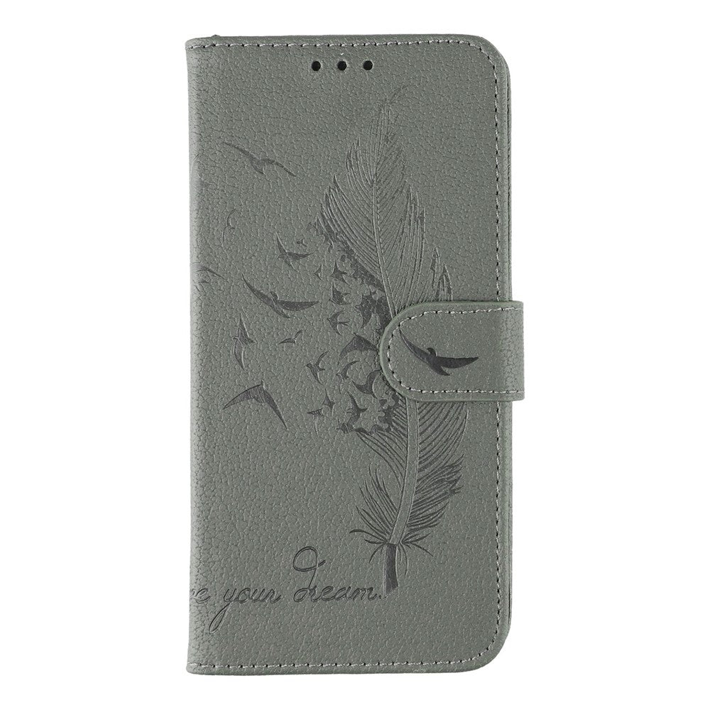 Nothing CMF Phone 2 Pro Wallet-Handyhülle – Mit Federmuster, aus PU-Leder