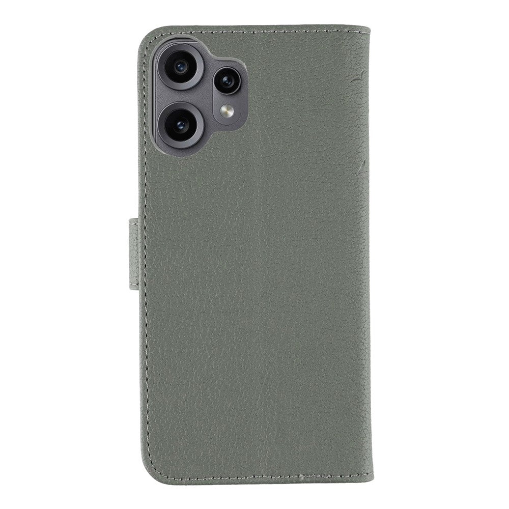 Nothing CMF Phone 2 Pro Wallet-Handyhülle – Mit Federmuster, aus PU-Leder