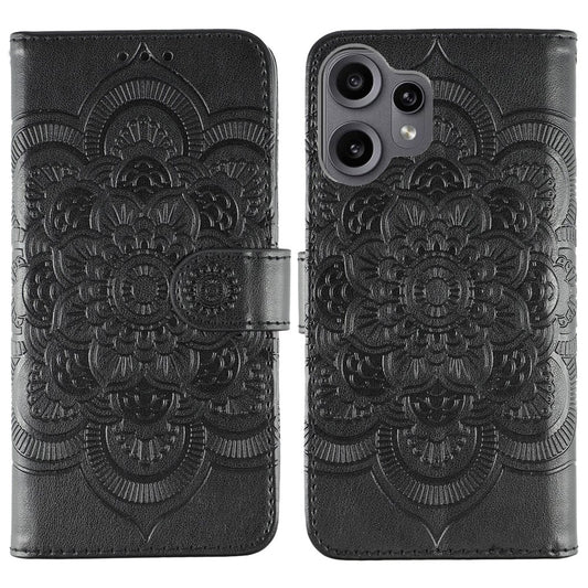 Nothing CMF Phone 2 Pro Wallet-Handyhülle – Aus PU-Leder mit Mandala-Aufdruck