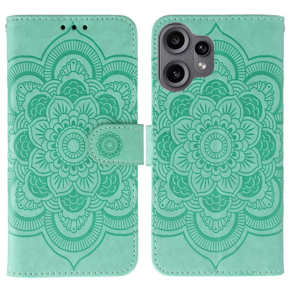 Nothing CMF Phone 2 Pro Wallet-Handyhülle – Aus PU-Leder mit Mandala-Aufdruck
