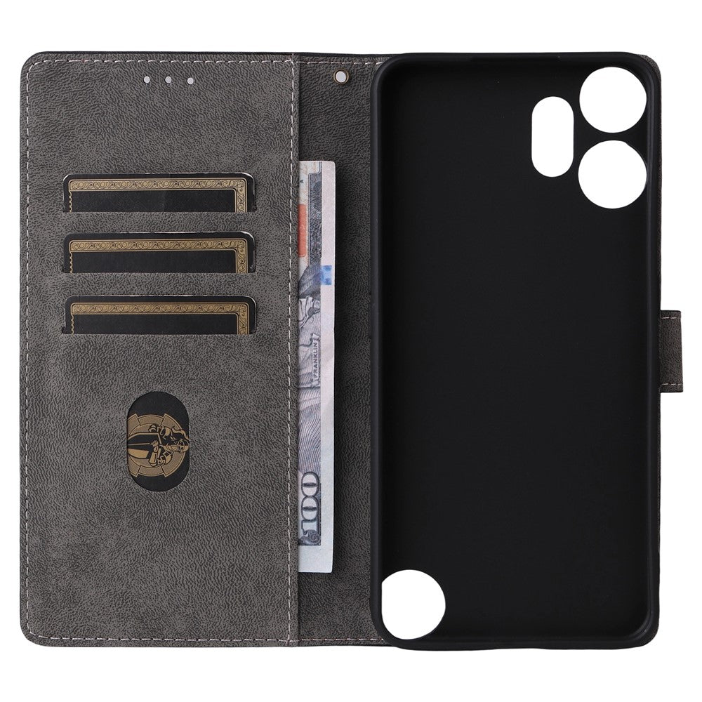 For Nothing CMF Phone 2 Pro Case Wallet RFID Blocking PU Leather Phone Cover Stand with Strap