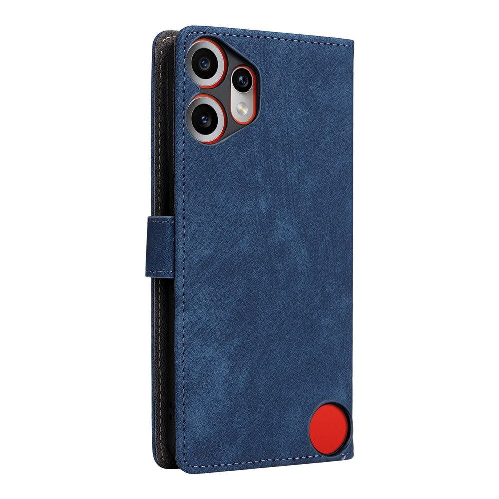 For Nothing CMF Phone 2 Pro Case Wallet RFID Blocking PU Leather Phone Cover Stand with Strap