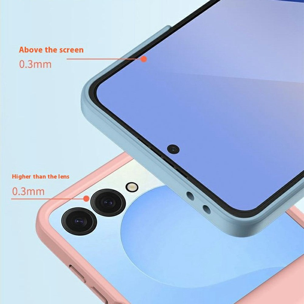 For Samsung Galaxy Z Flip7 5G Case Hinge Protection Skin-Touch PC Phone Cover