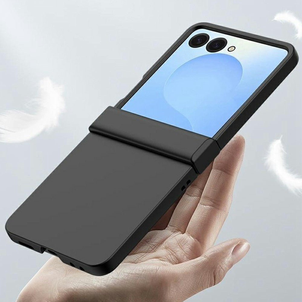 For Samsung Galaxy Z Flip7 5G Case Hinge Protection Skin-Touch PC Phone Cover