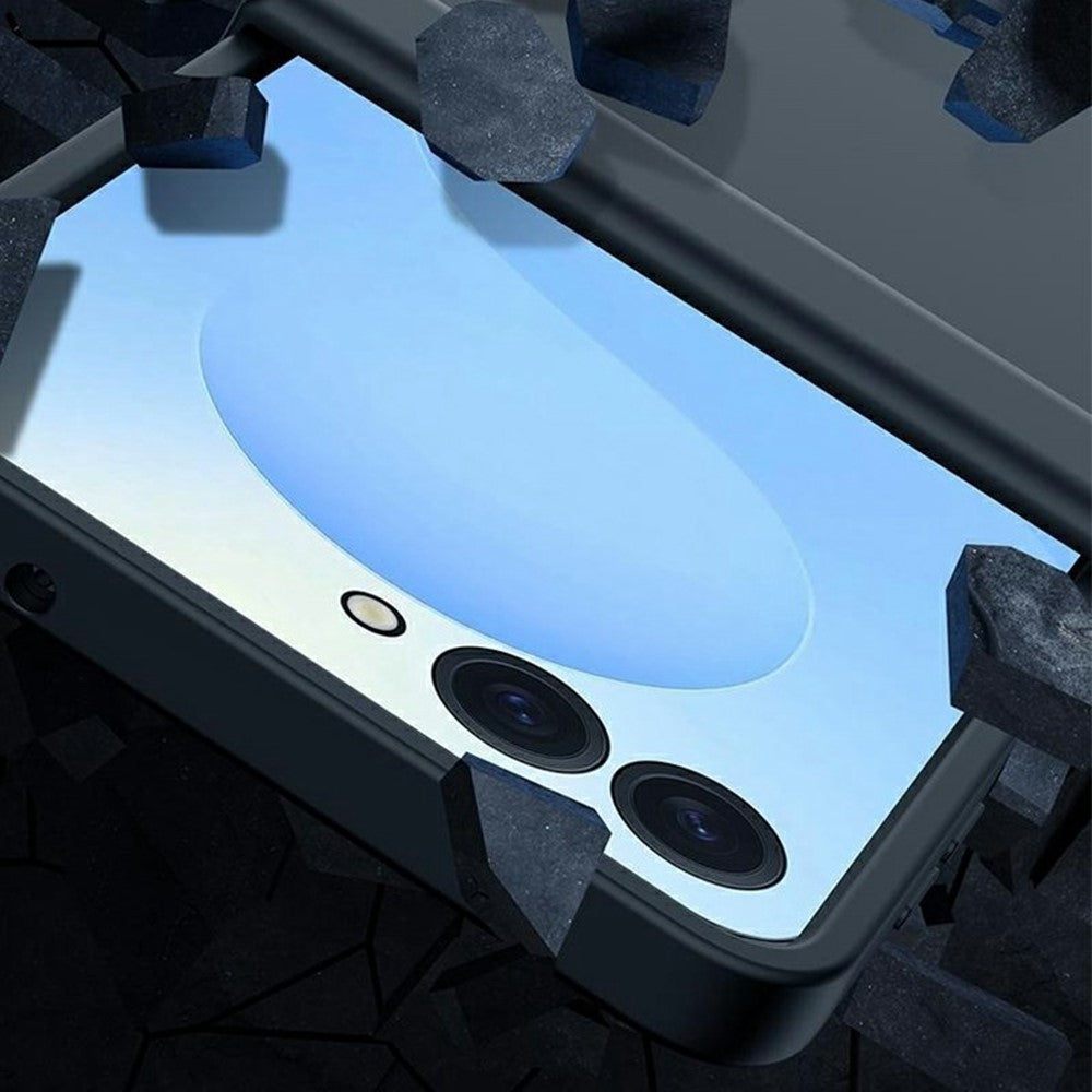 For Samsung Galaxy Z Flip7 5G Case Hinge Protection Skin-Touch PC Phone Cover