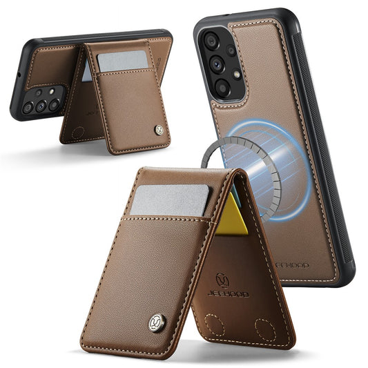 Galaxy A23 5G/4G Leder-Hülle mit Kartenfach & RFID-Schutz – MagSafe kompatibel