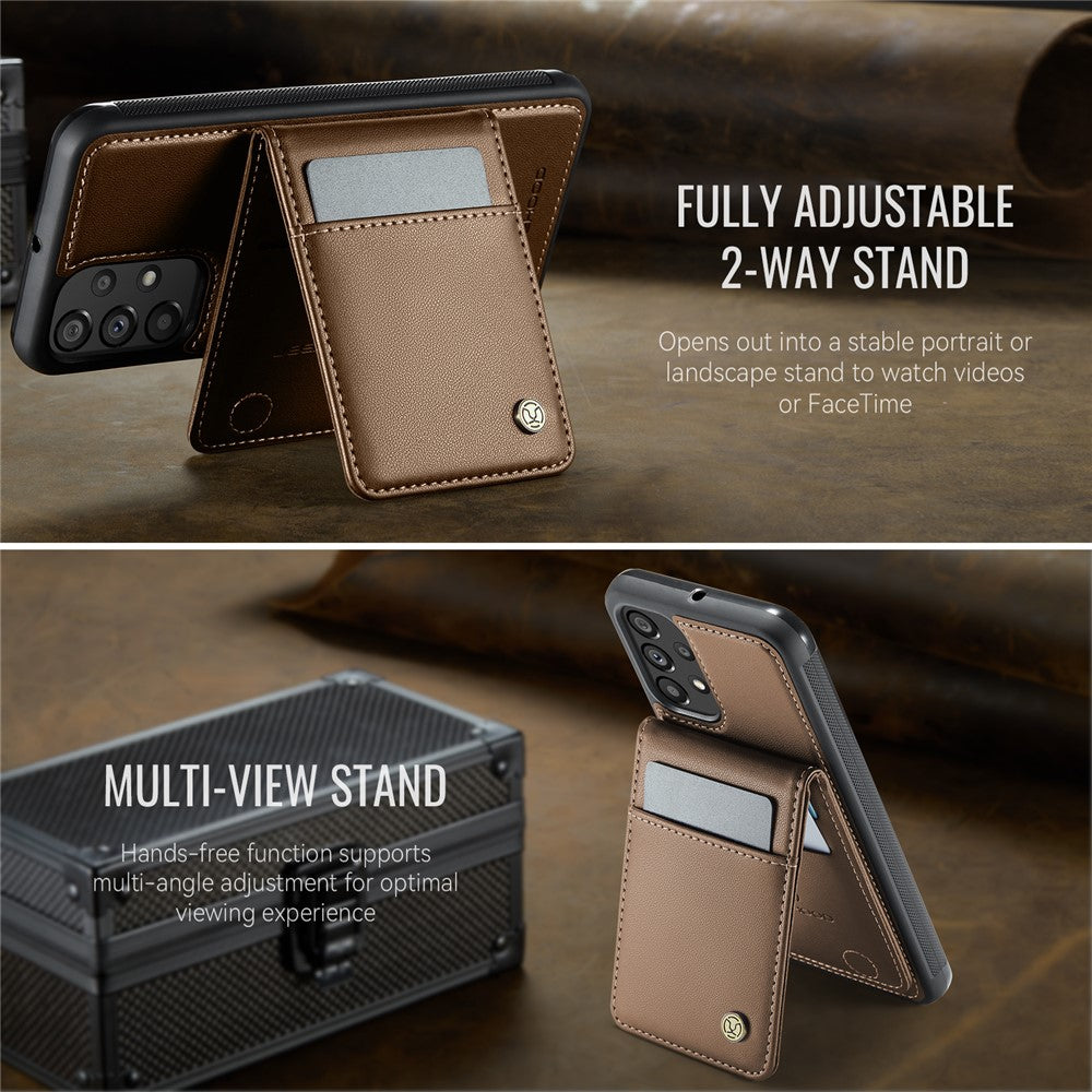 Galaxy A23 5G/4G Leder-Hülle mit Kartenfach & RFID-Schutz – MagSafe kompatibel