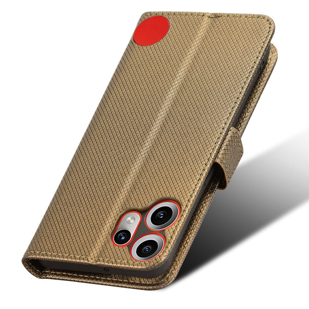For Nothing CMF Phone 2 Pro Leather Wallet Case with Strap Diamond Texture Phone Cover