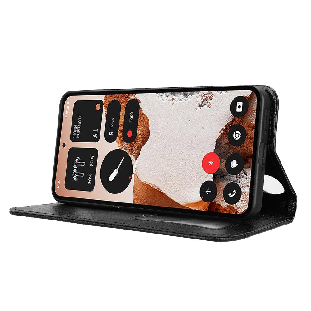Nothing CMF Phone 2 Pro Wallet-Handyhülle – Aus strapazierfähigem PU-Leder, mit Standfunktion & integriertem Portemonnaie