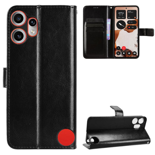 Nothing CMF Phone 2 Pro Wallet-Handyhülle – Aus strukturiertem Leder