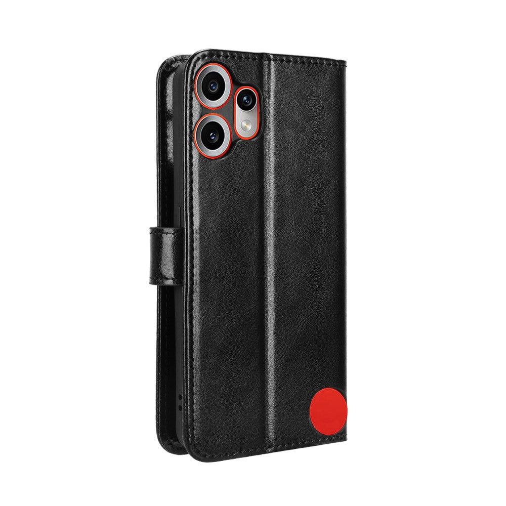 Nothing CMF Phone 2 Pro Wallet-Handyhülle – Aus strukturiertem Leder