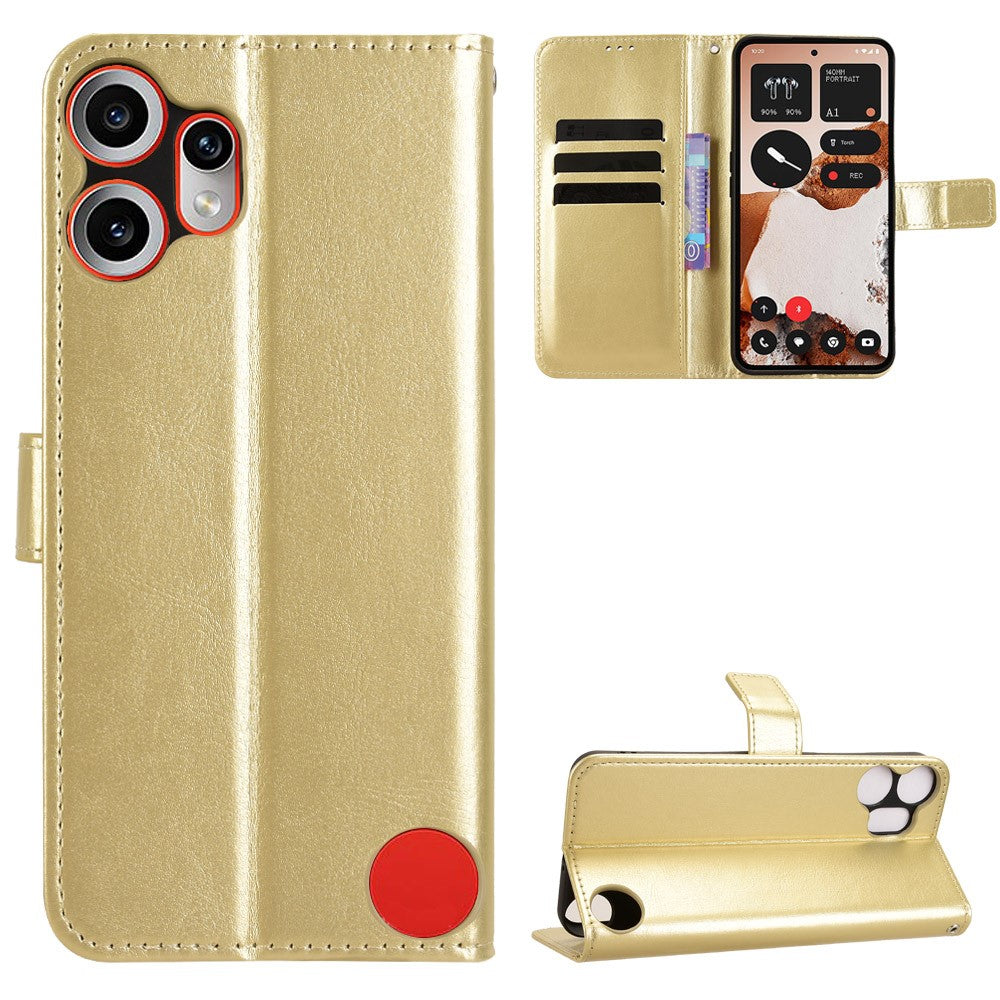 Nothing CMF Phone 2 Pro Wallet-Handyhülle – Aus strukturiertem Leder