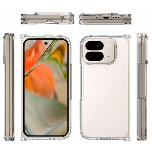 Google Pixel 10 Pro Fold Handyhülle – TPU + transparente Acryl-, integriertes Design