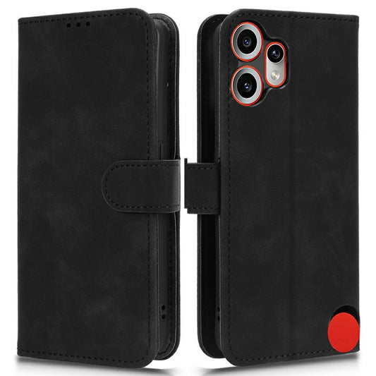 For Nothing CMF Phone 2 Pro Leather Case Skin Feel Anti Drop Wallet Flip Phone Cover