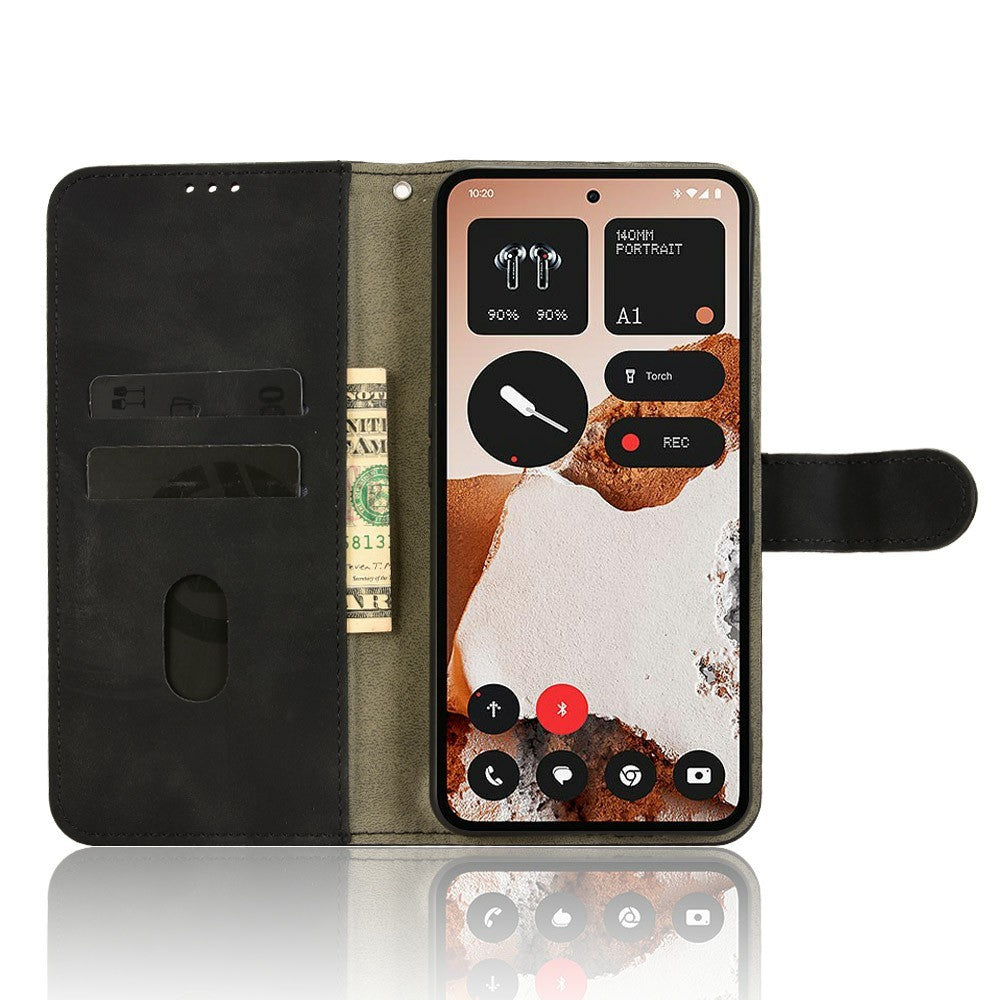 For Nothing CMF Phone 2 Pro Leather Case Skin Feel Anti Drop Wallet Flip Phone Cover