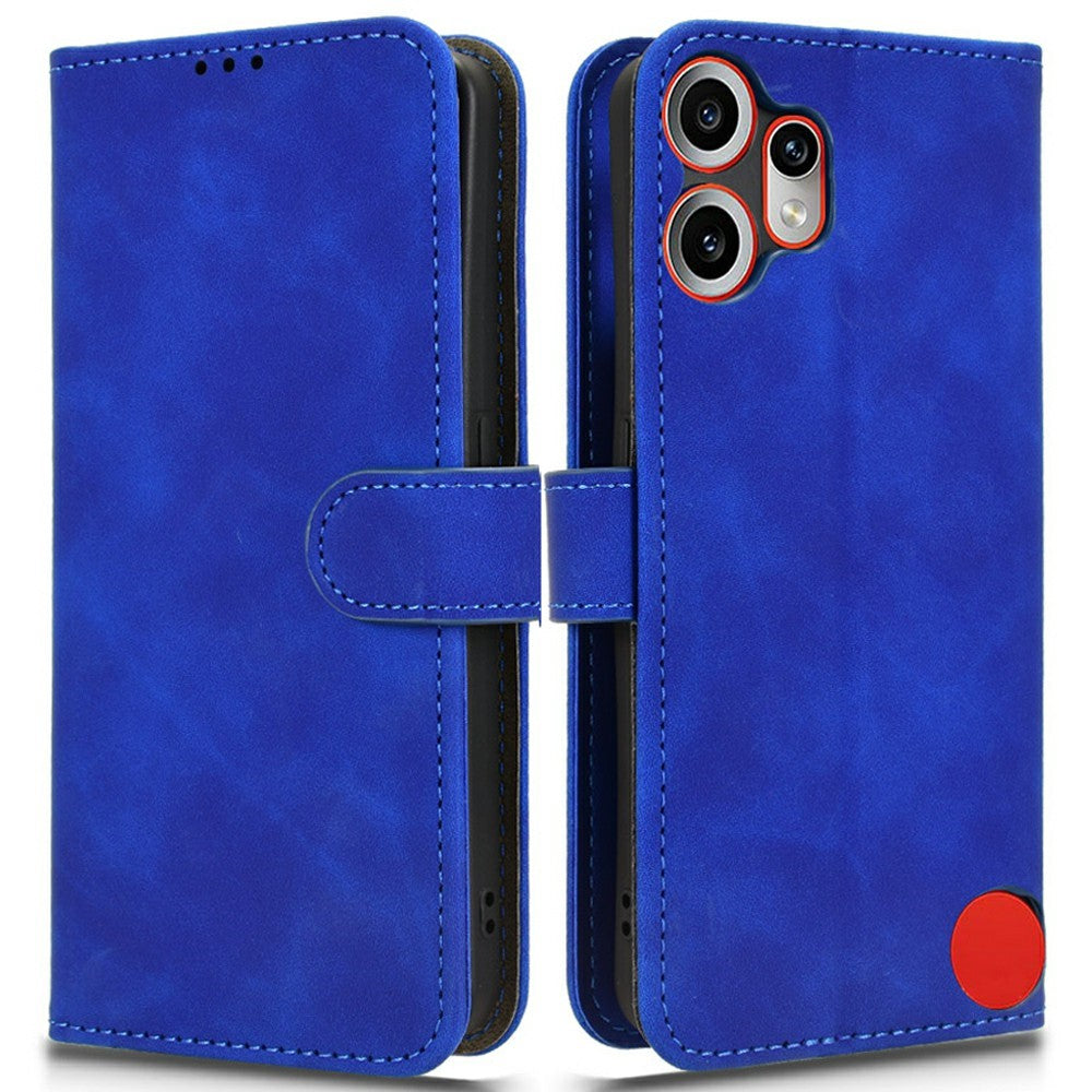 For Nothing CMF Phone 2 Pro Leather Case Skin Feel Anti Drop Wallet Flip Phone Cover