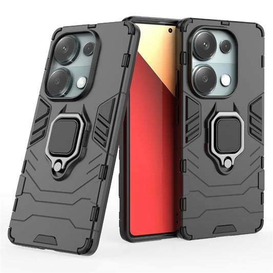Xiaomi Redmi Note 14S 4G Handyhülle – aus PC + TPU mit Ringständer