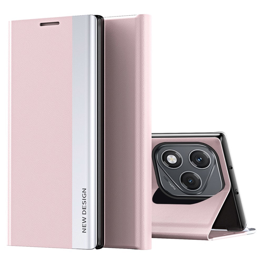 For Honor 400 Lite 5G Case Antidrop Leather Phone Cover with Stand