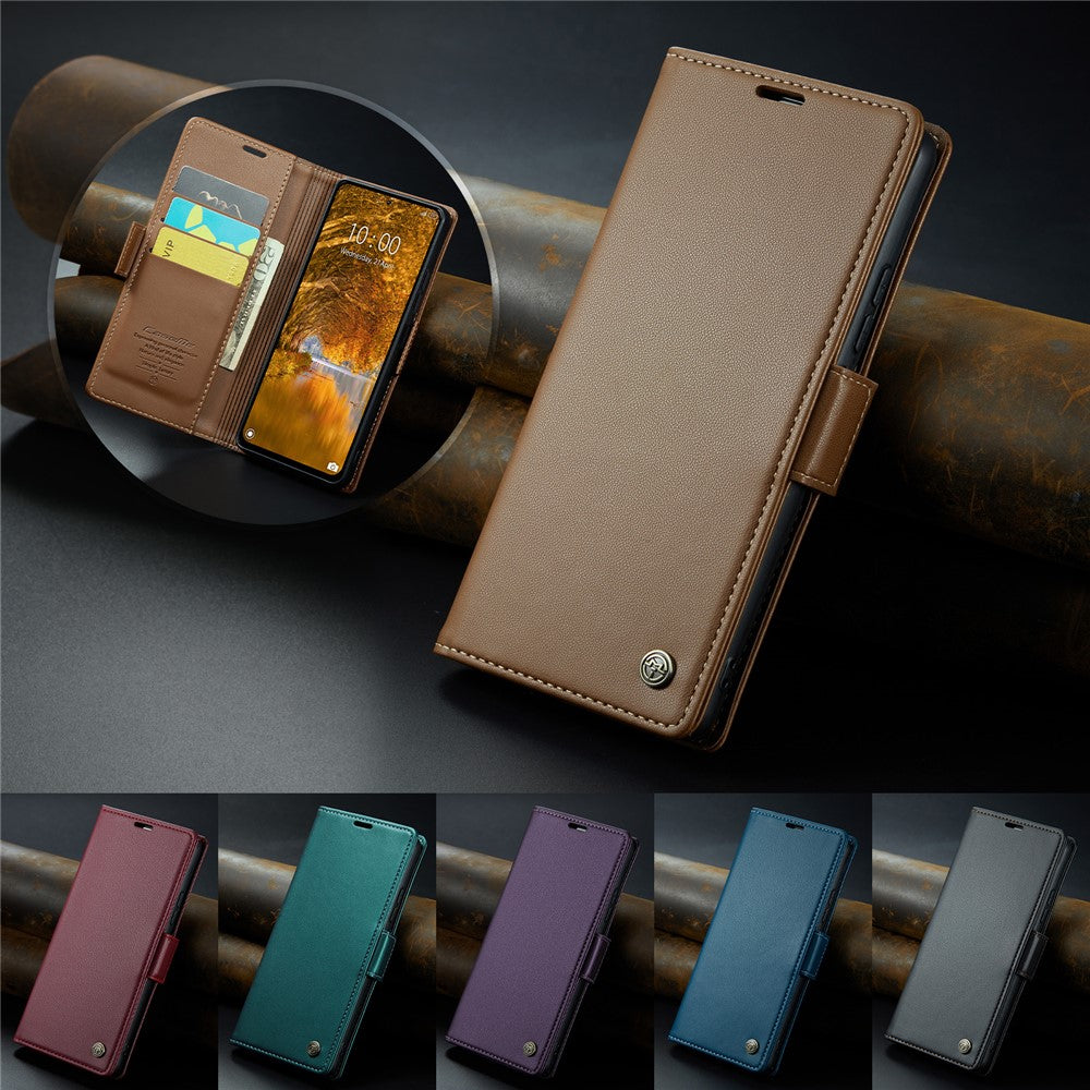CASEME For Xiaomi Redmi Note 13 Pro 4G Case  023 Series RFID Blocking Leather Wallet Stand Phone Cover