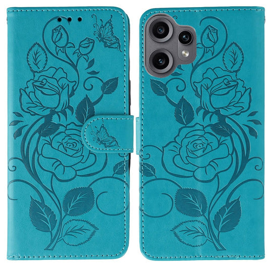 Nothing CMF Phone 2 Pro Wallet-Handyhülle – Aus PU-Leder mit Rosen- & Schmetterlingsmuster