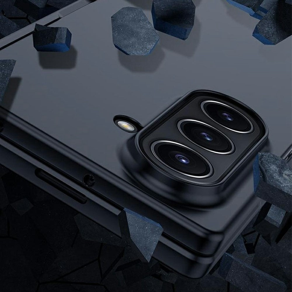 For Samsung Galaxy Z Fold7 5G Case Skin Feel PC Phone Cover with Hinge Protection