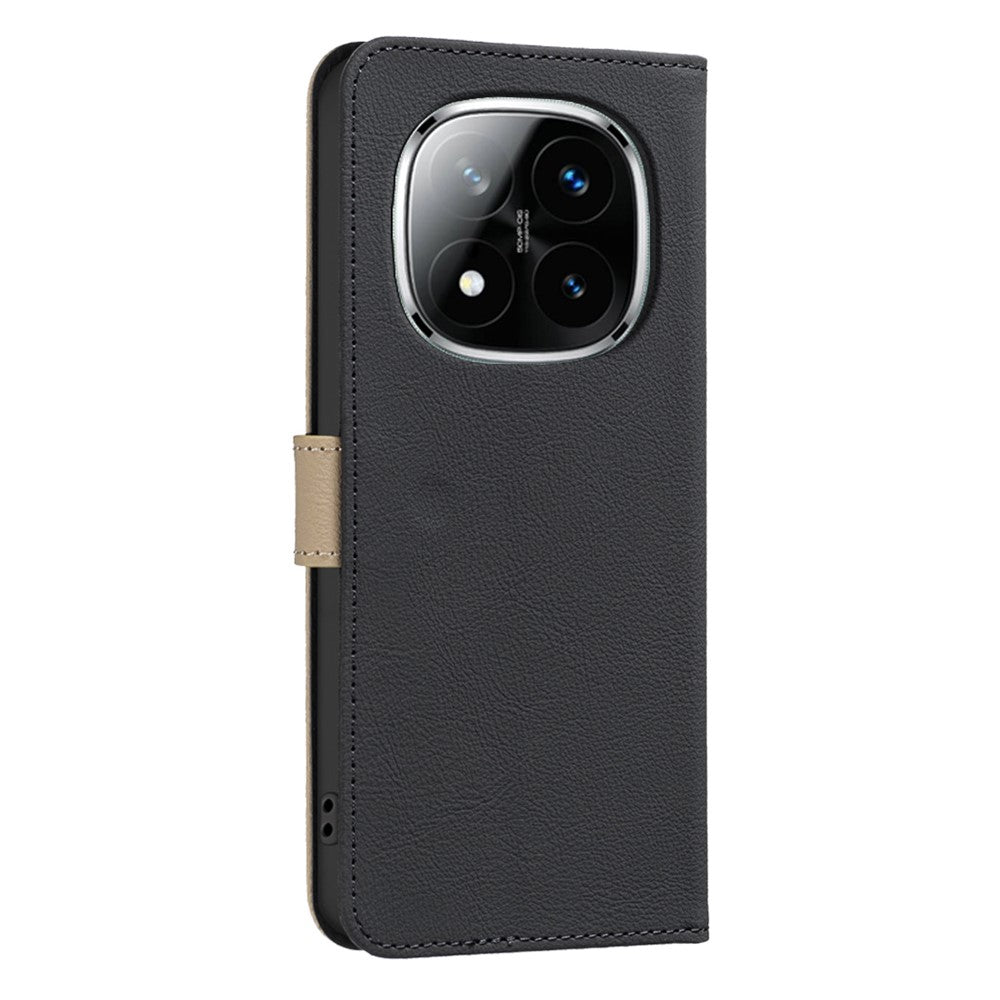 BINFEN COLOR For Xiaomi Redmi Note 14 Pro+ 5G / Xiaomi Redmi Note 14 Pro 5G Leather Case  BF36 Floral Pattern Phone Cover RFID Blocking Wallet Stand