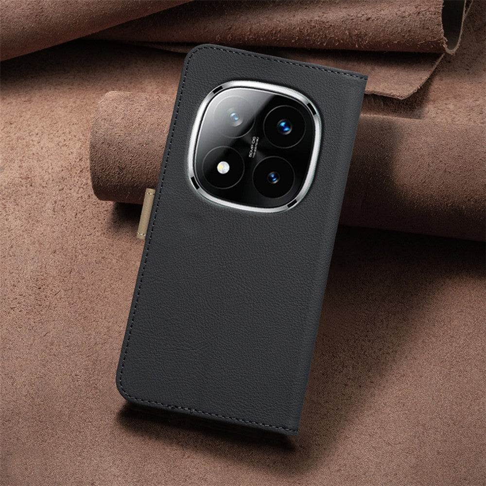 BINFEN COLOR For Xiaomi Redmi Note 14 Pro+ 5G / Xiaomi Redmi Note 14 Pro 5G Leather Case  BF36 Floral Pattern Phone Cover RFID Blocking Wallet Stand